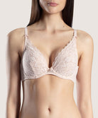 Soutien-gorge triangle plunge Rosessence nude été Aubade HK12-NETE