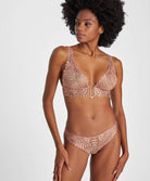 Soutien-gorge triangle sans armatures Aubade x Iris Van Herpen Sensory illusion Silk rose Aubade RC10B-SILR
