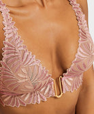 Soutien-gorge triangle sans armatures Aubade x Iris Van Herpen Sensory illusion Silk rose Aubade RC10B-SILR