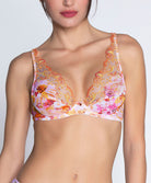 Soutien-gorge triangle sexy "Glamour" Lise Charmel Jardins de Lumière bouquet multicolore ACH7449-BL