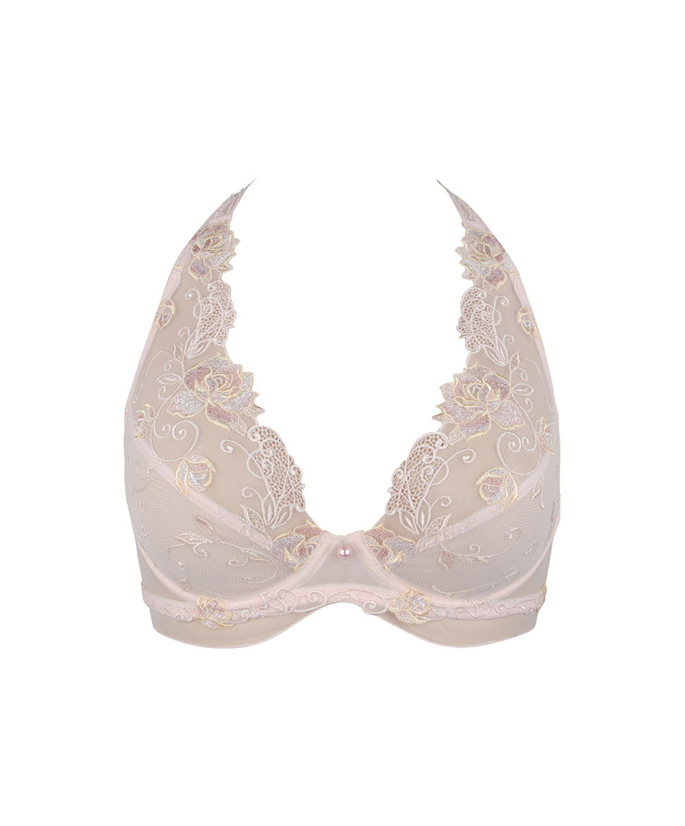 Soutien-gorge triangle sexy "Glamour" Lise Charmel Rose de Venise désir venise ACH7421-DV