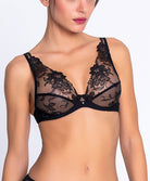 Soutien-gorge triangle sexy "Glamour" Lise Charmel Adorable en Sexy noir ACH7485-NO