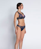 Soutien-gorge triangle sexy "Glamour" Lise Charmel Déesse Désirs mauve ACH7477-MD