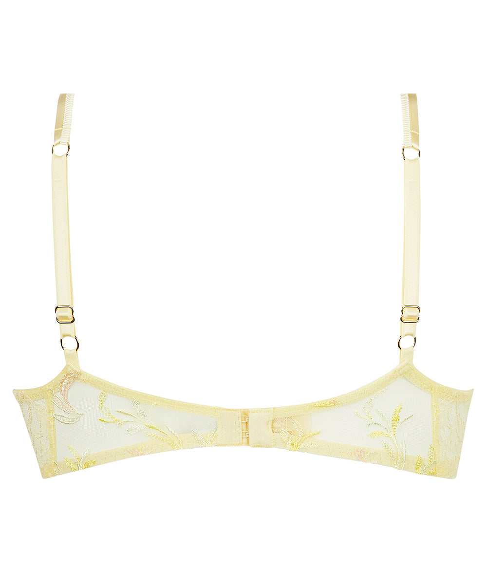 Soutien-gorge triangle sexy "Glamour" Lise Charmel Frisson d'Or jaune ACH7461-OR