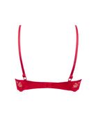 Soutien-gorge triangle sexy en soie Lise Charmel Splendeur soie rouge ACC7480-RS