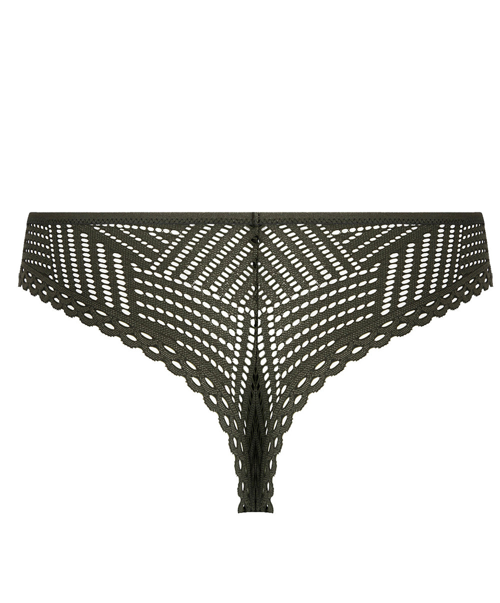 String Antigel de Lise Charmel Tressage Graphic éclat aventure kaki ECC0037-EA