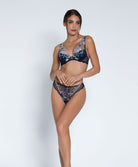 String Lise Charmel Déesse en Glam marine argent ACH0015-MA