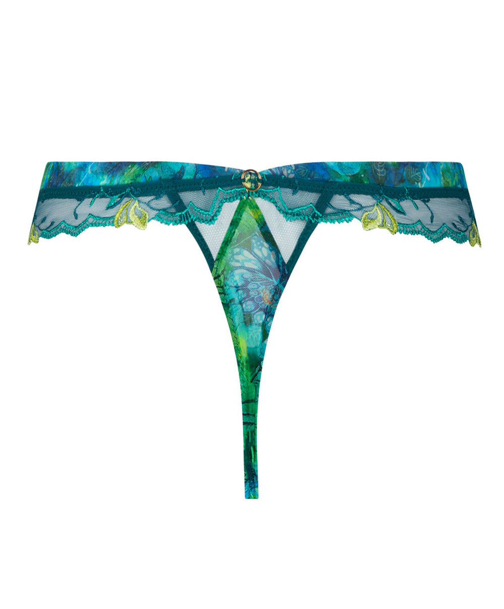 String Lise Charmel Grâce Aquatique floral aqua ACH0093-FA 100