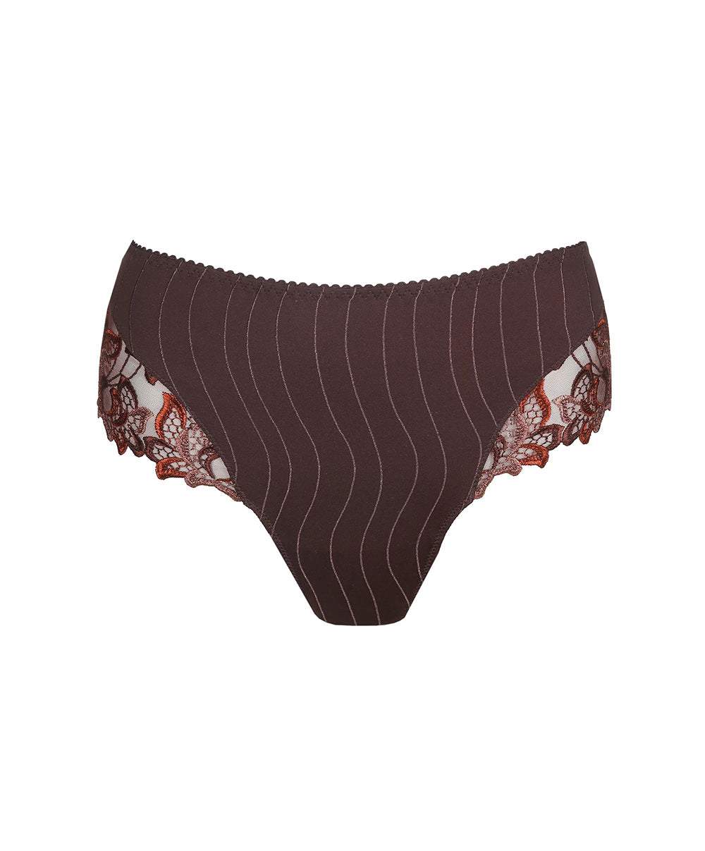 String "Luxueux" dentelle PrimaDonna Deauville ristretto 0661816-RIS