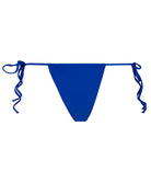 String de bain à laçets La Chiquissima bleu electric Antigel Bain EBB0914-ME