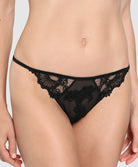 String sexy Lise Charmel Dressing Floral noir ACC0588-NO