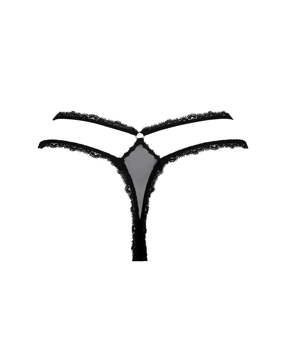 String sexy Lise Charmel Féérie Couture noir ACH0574-NO
