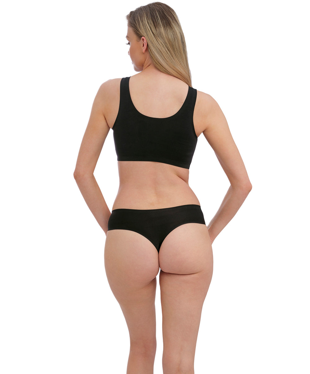 String invisible stretch Fantasie Smoothease noir FL2327-BLK