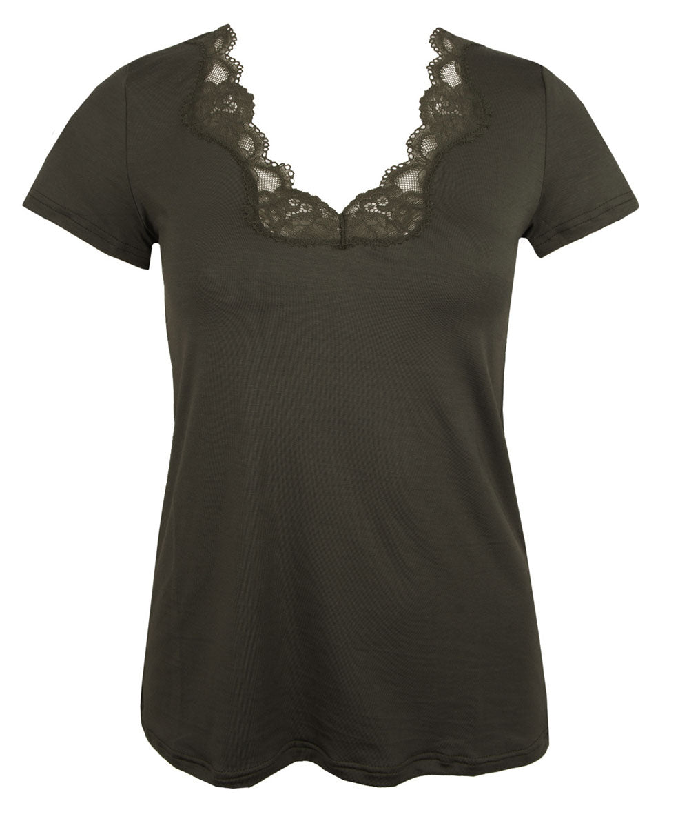 T-shirt manches courtes col en V Antigel de Lise Charmel Simply Perfect éclat aventure ENA9106-EA 10