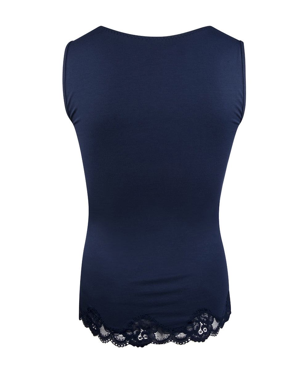 T-shirt sans manches Simply Perfect bleu marine Antigel de Lise Charmel ENA4006-BM