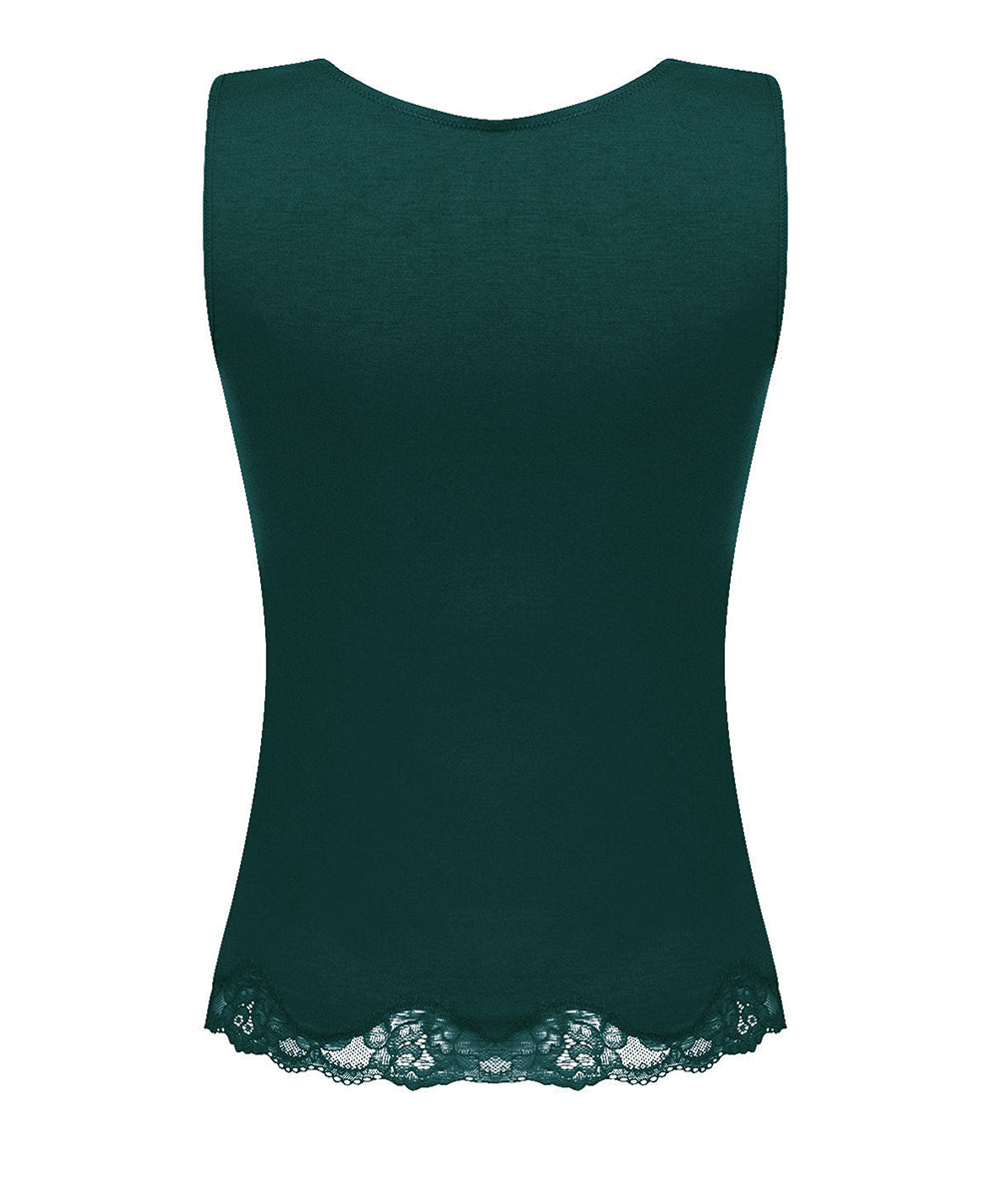 T-shirt sans manches Antigel de Lise Charmel Simply Perfect vert anglais ENA4006-VA