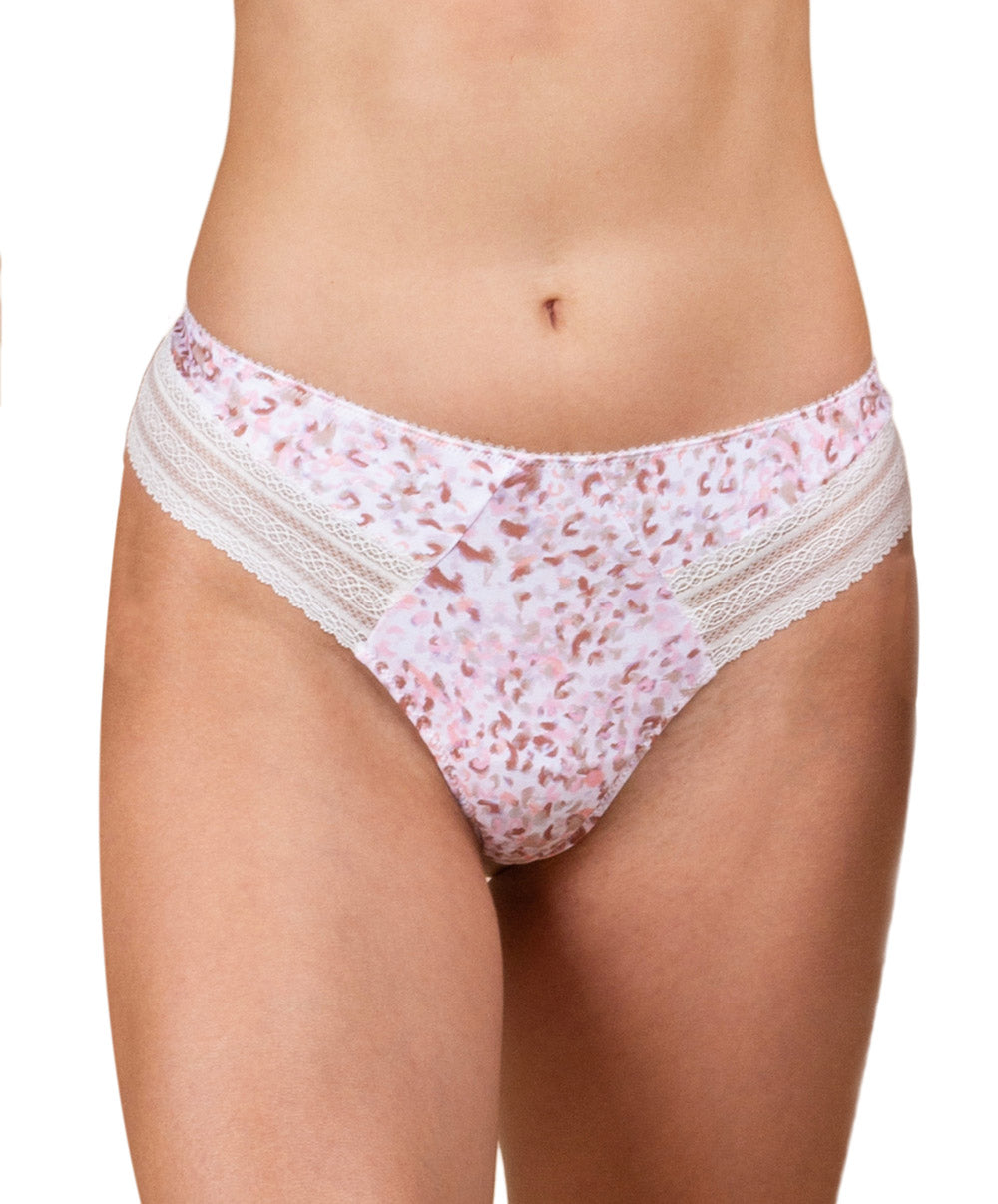 Tanga Antinéa de Lise Charmel Féline en Douce rose CCG0004-RF