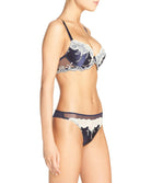 Tanga Lise Charmel Splendeur Soie marine ACC0080-SM