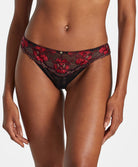 Tanga Mélodie d'été black cherry Aubade IC26-BCHE