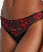 Tanga Mélodie d'été black cherry Aubade IC26-BCHE