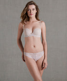Soutien-gorge sans bretelles lisse Eden Simone Perele Peau rosee