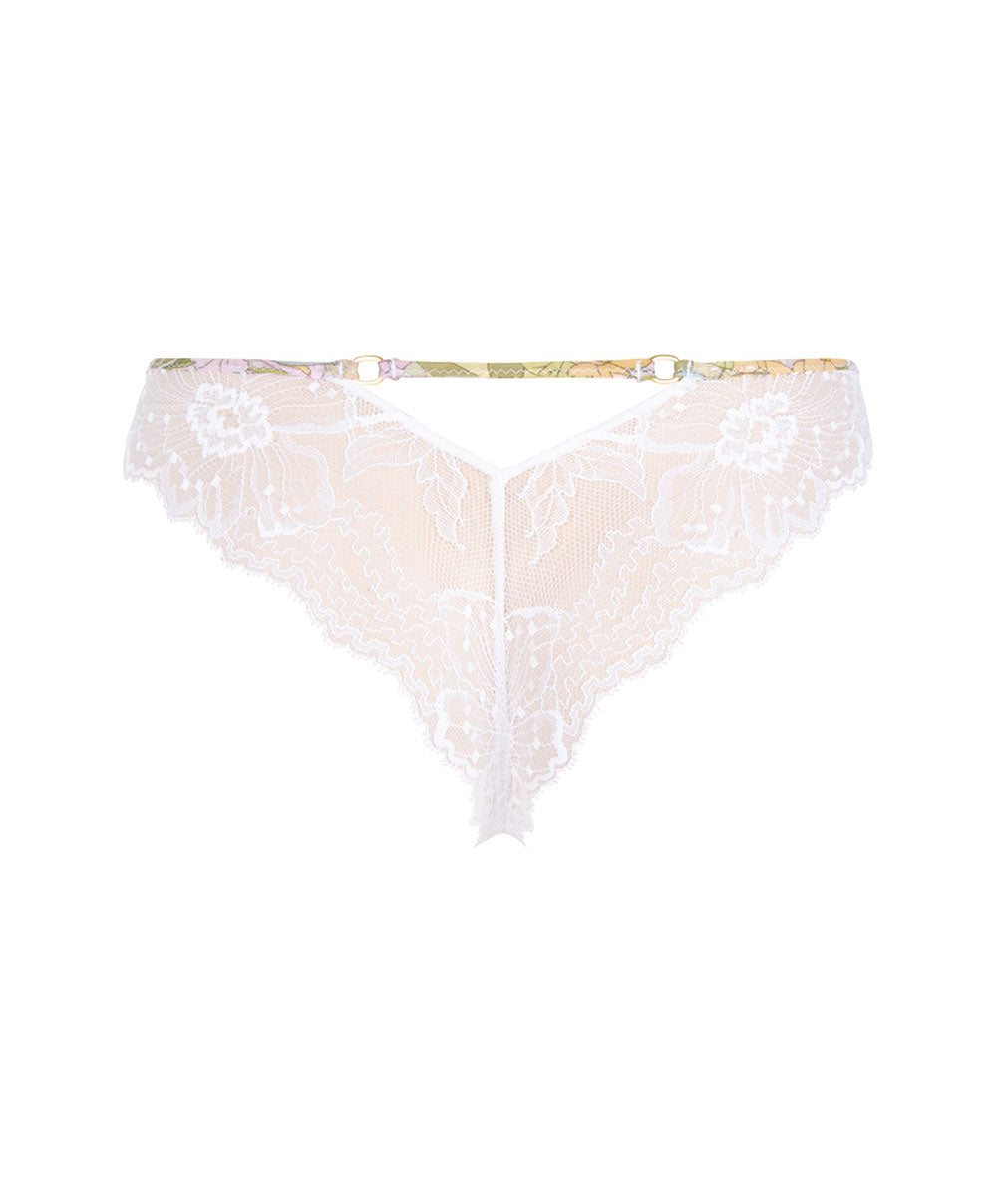 Tanga à fleurs Lise Charmel Féérie Florale pastel floral ACH0025-PF