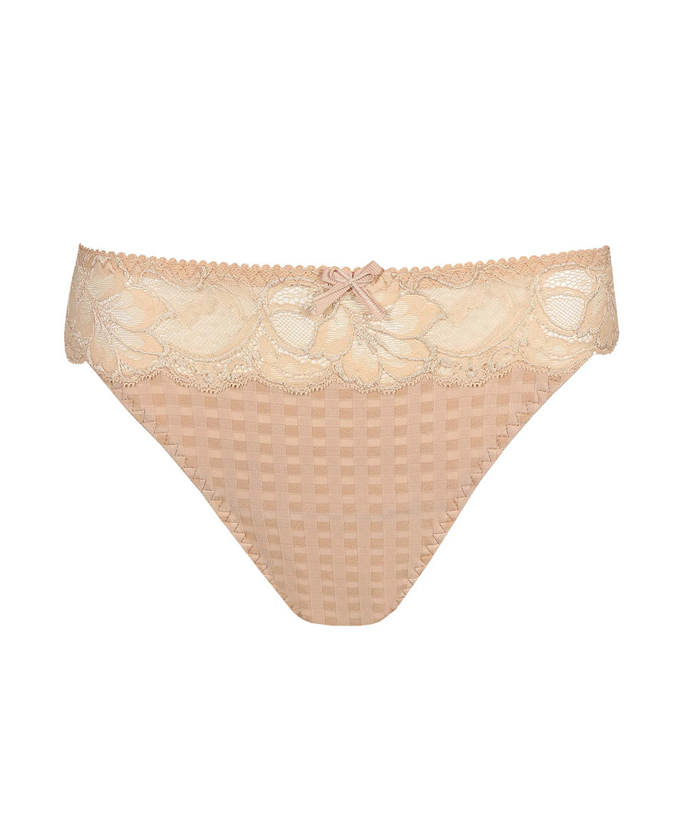 Tanga dentelle PrimaDonna Madison café latte 0662125-CAL