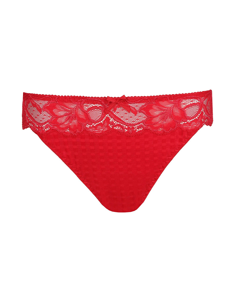 Tanga dentelle PrimaDonna Madison rouge scarlet 0662125-SCA