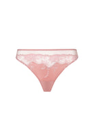 Tanga en soie Lise Charmel Splendeur soie rose vintage ACC0080-SU