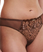 Tanga sexy Chantelle Fleurs imprimé léo C12M90-0WF