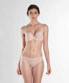 Tanga sexy Rosessence nude été Aubade HK26-NETE