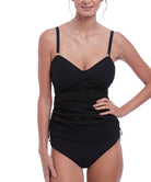 Tankini maillot de bain grande taille twist Fantasie swim Ottawa noir FS6356-BLK