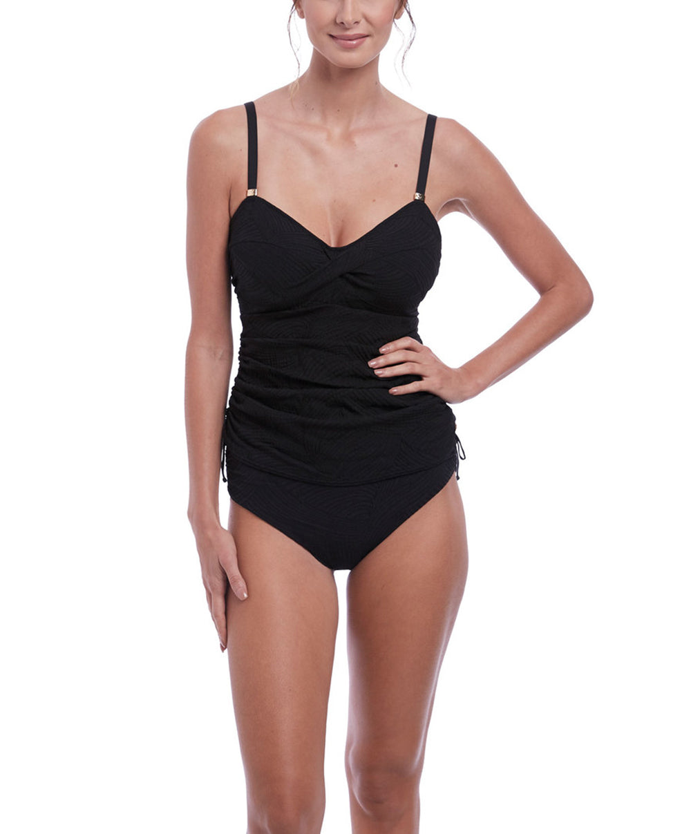 Tankini maillot de bain grande taille twist Fantasie swim Ottawa noir FS6356-BLK