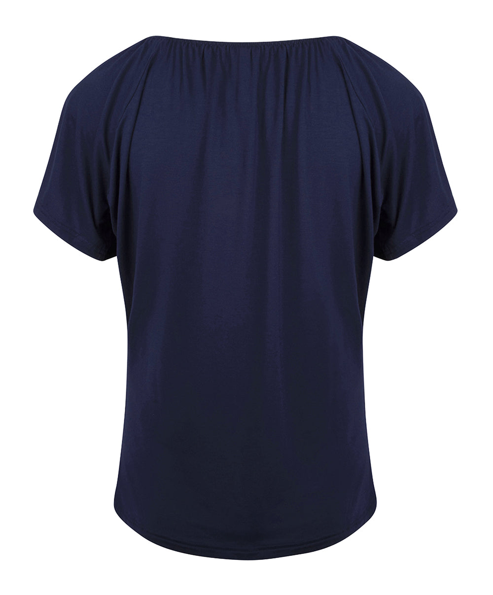 Top manches courtes La Chiquissima marine Antigel Bain ESB3814-MM 2