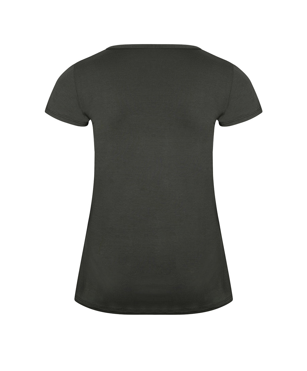 Top manches courtes Antigel de Lise Charmel Tressage Graphic éclat aventure kaki ELC4337-EA 10