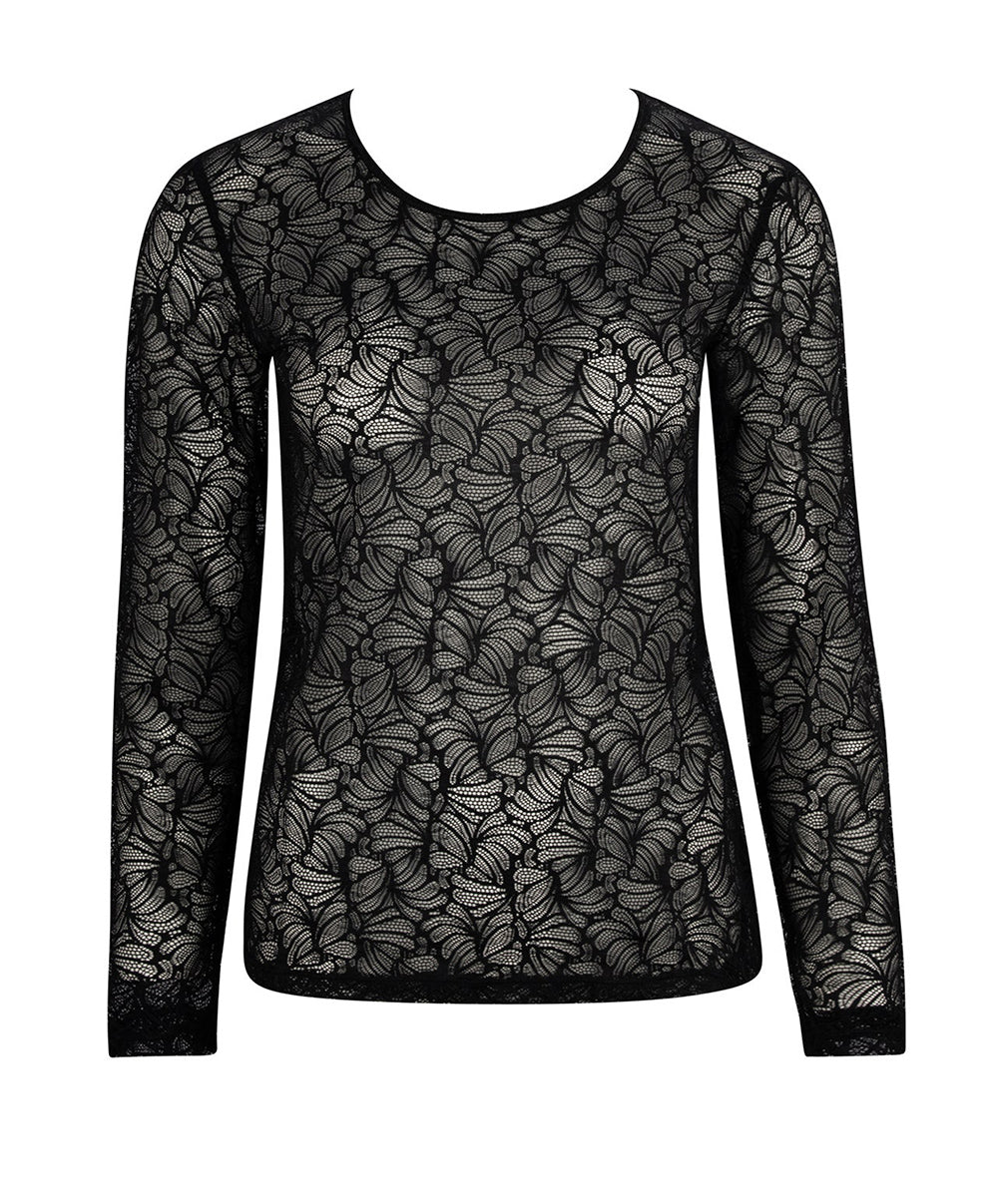 Top manches longues Antigel de Lise Charmel Atelier Séduction noir ELH4457-NO 100