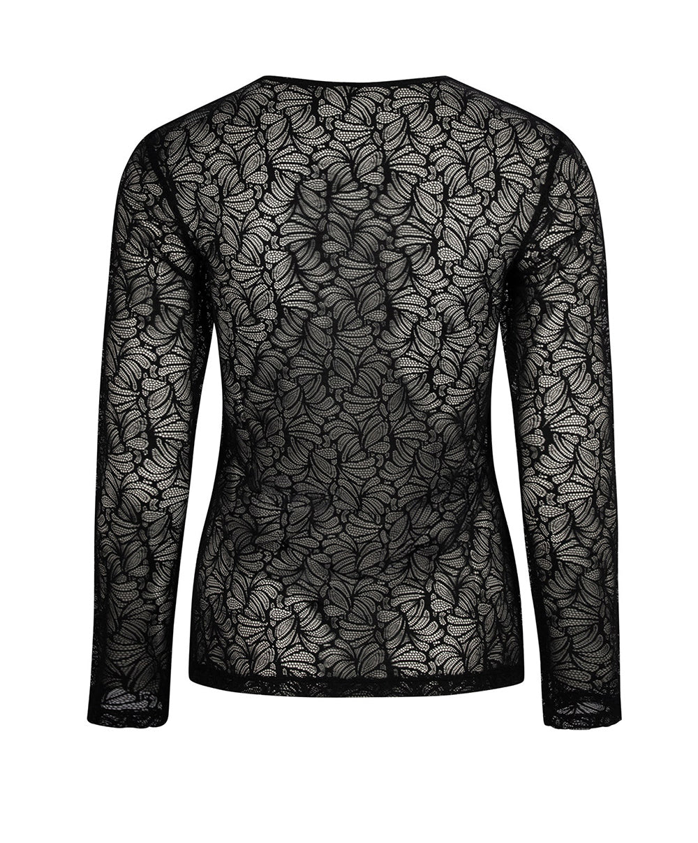 Top manches longues Antigel de Lise Charmel Atelier Séduction noir ELH4457-NO 100