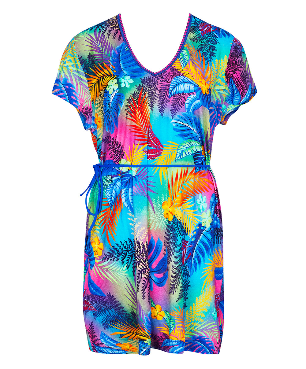 Tunique de plage L'Avatar des Îles multicolore Antigel Bain ESB4947-BA 100