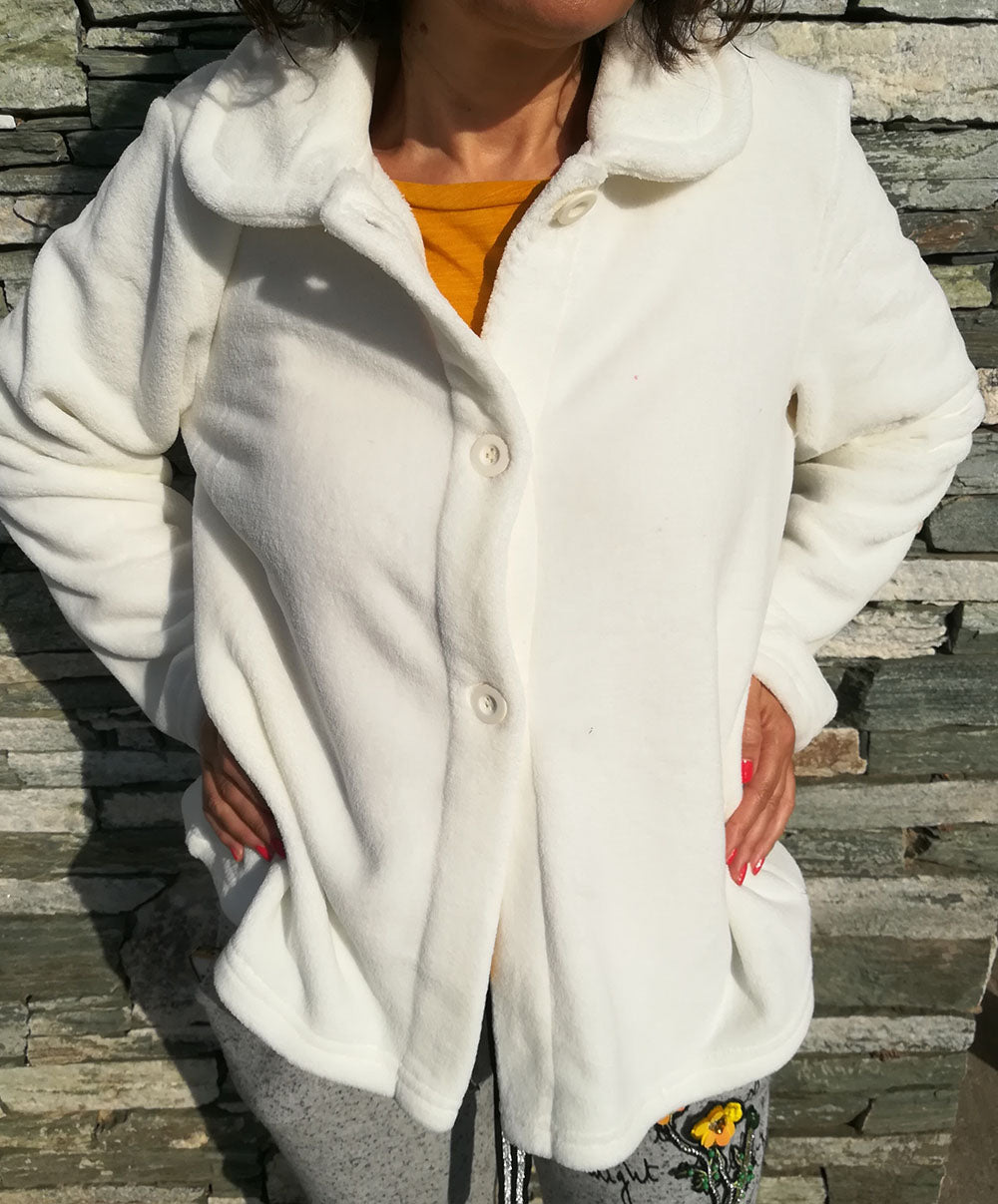 Veste d Interieur Nuage 20 lingerie de nuit Canat ecru