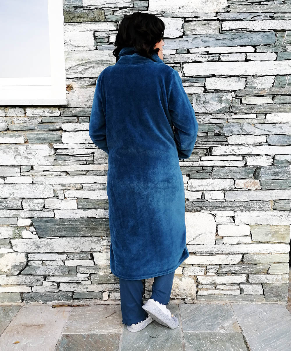 Veste d'intérieur longue en fourrure COSY 14bis Canat 19H-811416-107