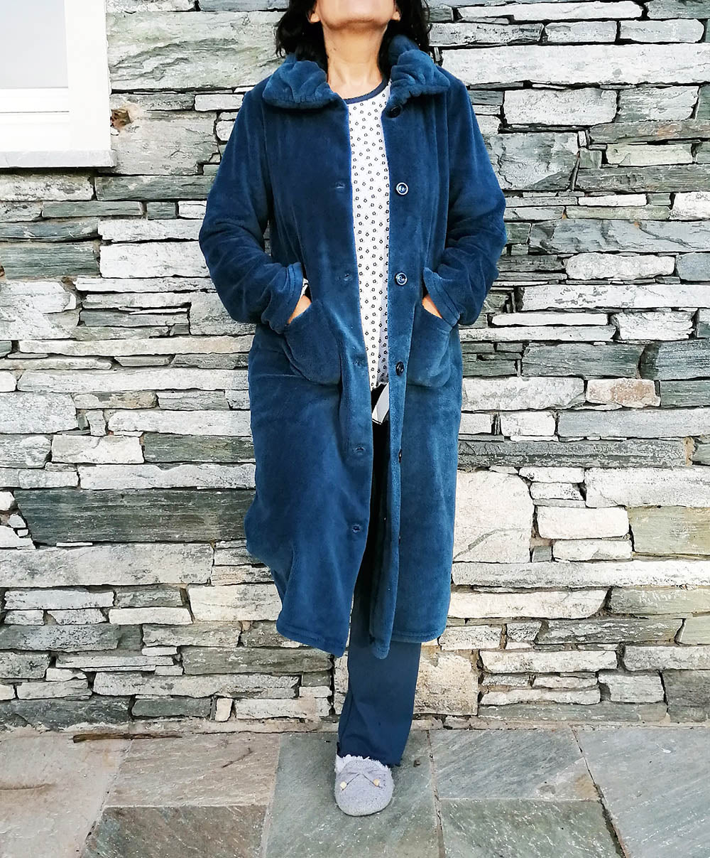 Veste d'intérieur longue en fourrure COSY 14bis Canat 19H-811416-107