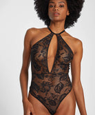 Body Twist and love Noir Aubade P086R-NOIR