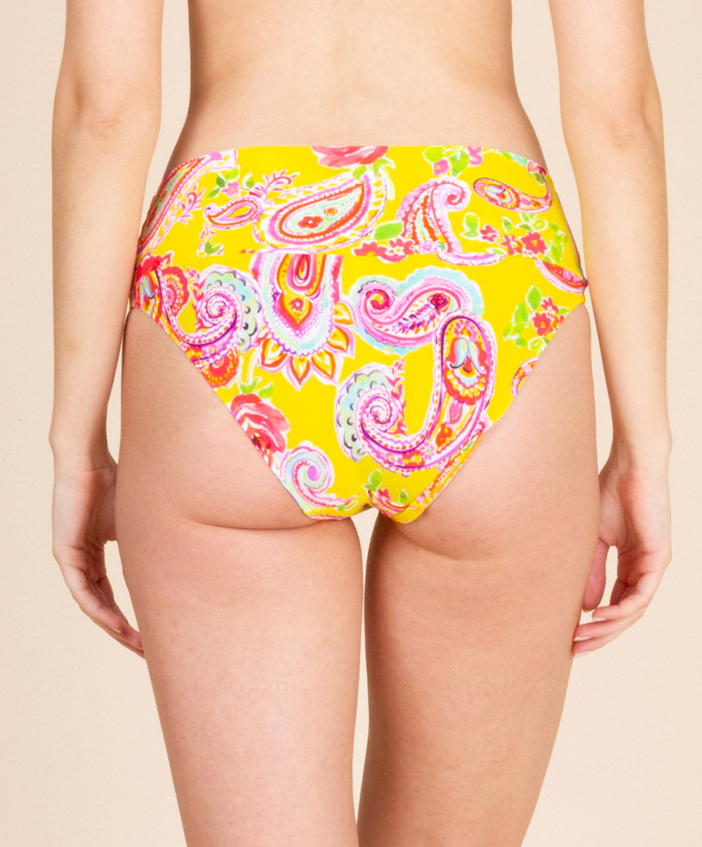 Culotte de bain taille ajustable La Holi Antigel jaune Antigel Bain FBB0334-JH