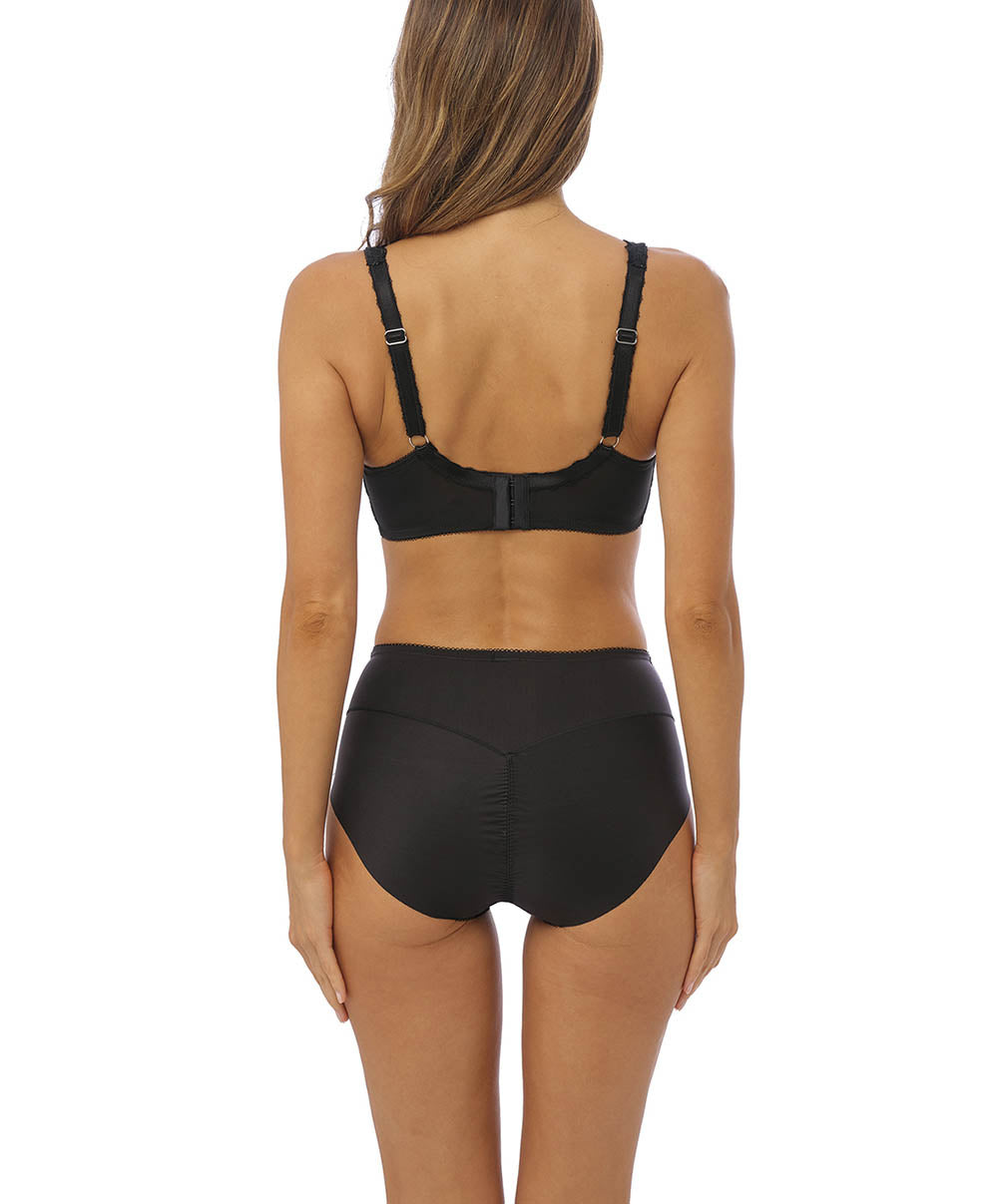 Culotte galbante Wacoal Raffine noir WE148009-BLK