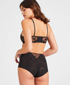 Culotte haute Softessence Noir Aubade TM24-NOIR