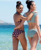 Maillot de bain bandeau coque La Muse Bohème prune Antigel Bain EBB7136-PB
