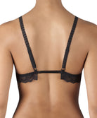 Soutien-gorge-Triangle-Open-up-Noir-Boîte-à-Désir-Aubade-Face-P010 noir et blanc
