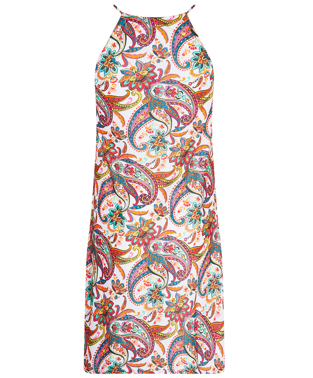 Antigel short beach dress La Bayadère flashy white ESB1078