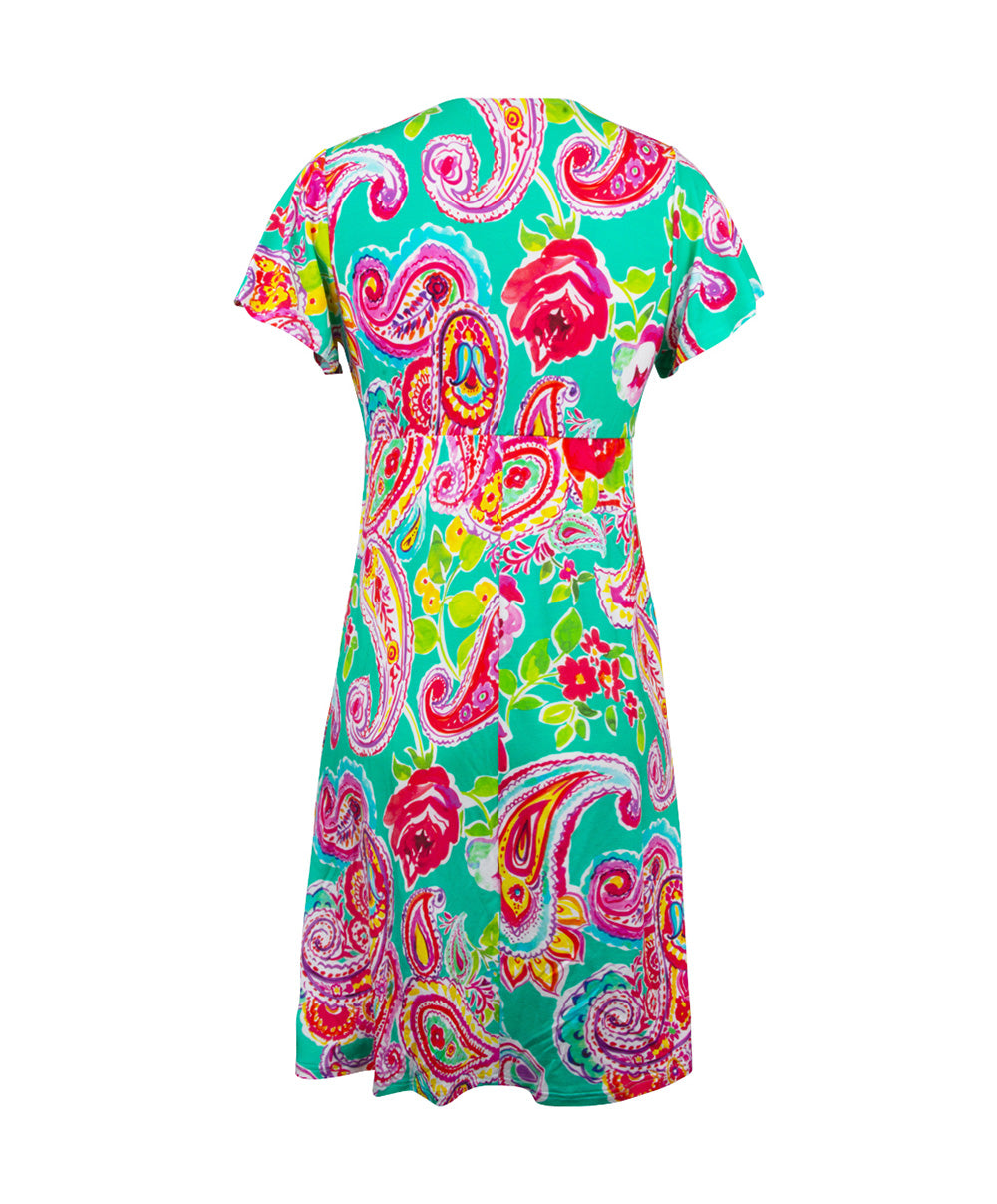 Robe de plage manche courte La Holi Antigel aqua Antigel Bain ESB1534-AH