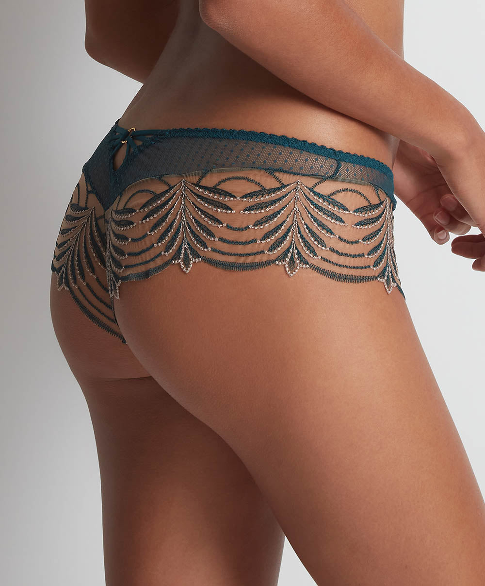 Aubade lingerie on sale Hypnolove collection in evergreen